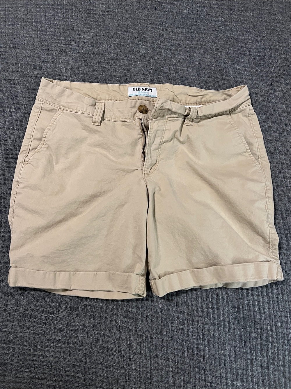 Old Navy khaki Roll-Cuff Chino Women's Shorts